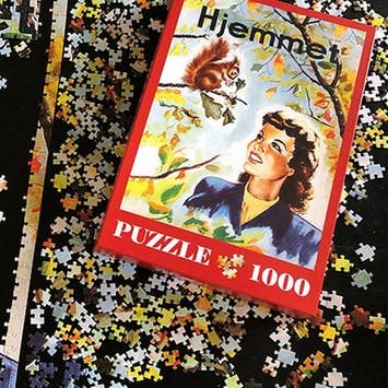 Hjemmet puslespil abonnement